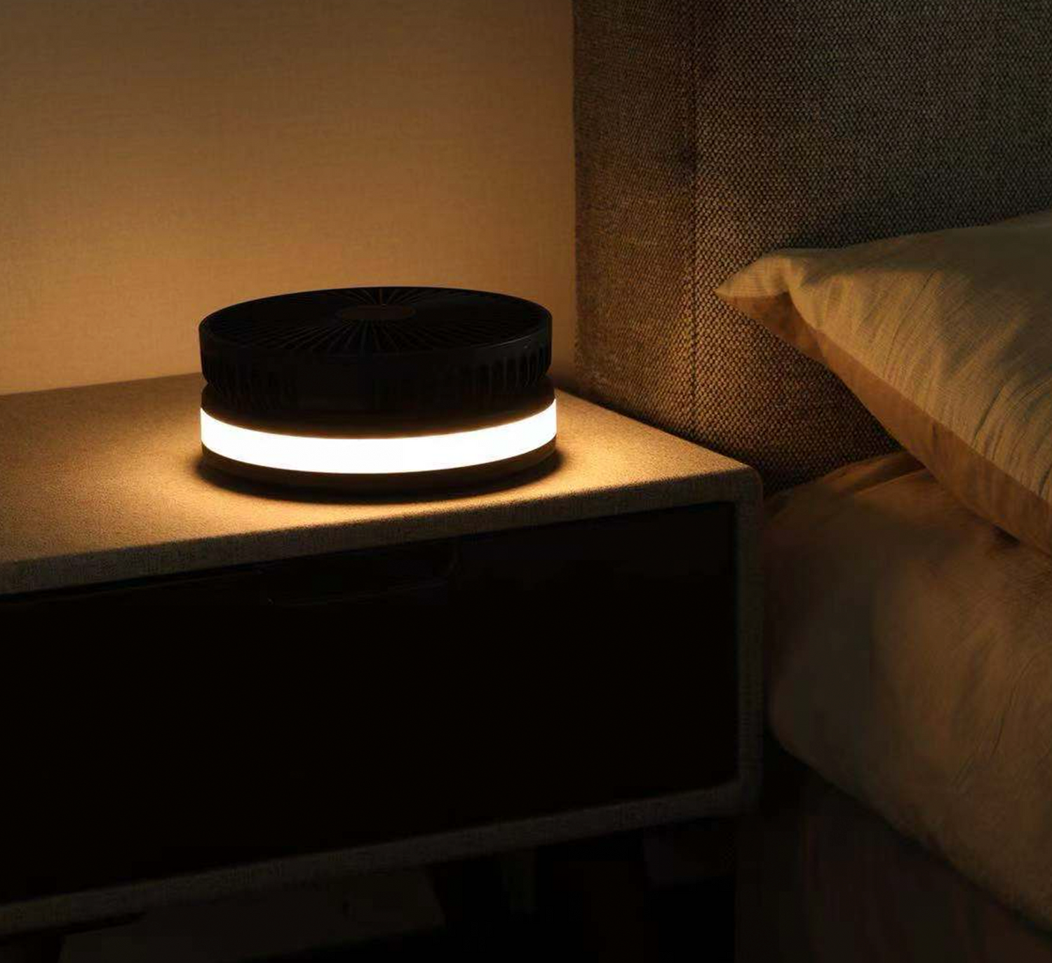 light with foldablefan