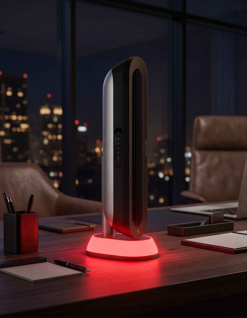 Tower fan lighting scenes